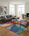Urban Terrace Collection Area Rug -  Laneway Rectangle Multi  lifestyle 18