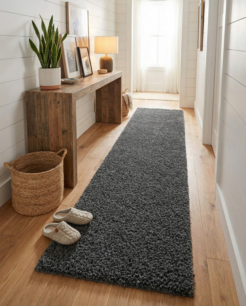 Alpine Plush Collection Area Rug -  Cortina (Peppercorn) Runner Peppercorn  lifestyle 25