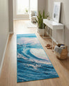 Urban Terrace Collection Area Rug - Veranda Runner Blue  lifestyle 60