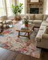 Urban Terrace Collection Area Rug -  Boulevard Rectangle Multi  lifestyle 18