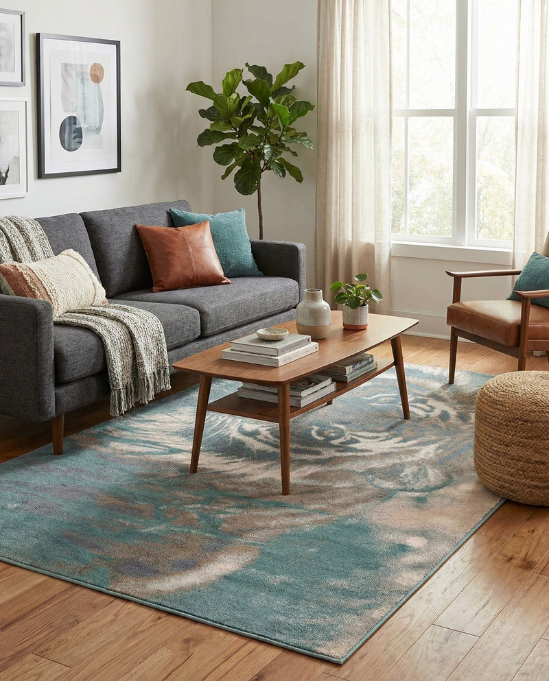 Savannah Sojourn Collection Area Rug -  Okavango Rectangle Multi  lifestyle 23