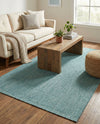 Seaside Serenity Collection Area Rug - Veranda (Aquamarine) Rectangle Aquamarine  lifestyle 26