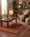 Bazaar Chic Collection Area Rug -  Taroudant Rectangle Rust Red  lifestyle 4