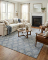 Aegean Elegance Washables Collection Area Rug -  Tinos Rectangle Blue  lifestyle 31
