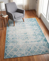 Metro Heights Collection Area Rug -  Midtown Rectangle Teal  lifestyle 11