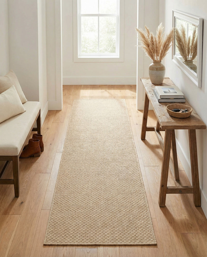 Sahara Sands Collection Area Rug -  Rosetta Runner Natural  lifestyle 29