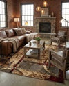 Bistro Lounge Collection Area Rug -  FlatWhite Rectangle Multi  lifestyle 24