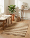 Woven Seaside Jute Collection Area Rug - Nantucket Rectangle Natural Ivory  lifestyle 58
