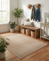 Soho Elegance Collection Area Rug - Chelsea (Light Brown) Rectangle Light Brown  lifestyle 5