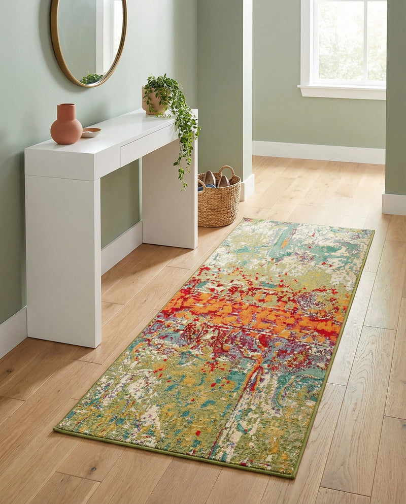 Urban Terrace Collection Area Rug -  Terrace Runner Multi  lifestyle 43