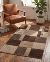 Autumn Meadow Collection Area Rug -  Sycamoreside (Light Brown) Rectangle Light Brown  lifestyle 20