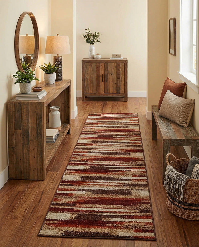 Autumn Meadow Collection Area Rug -  Duskridge Runner Multi  lifestyle 76