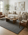 Woolen Sphere Collection Area Rug - Orbsburg (Gray) Rectangle Gray  lifestyle 4