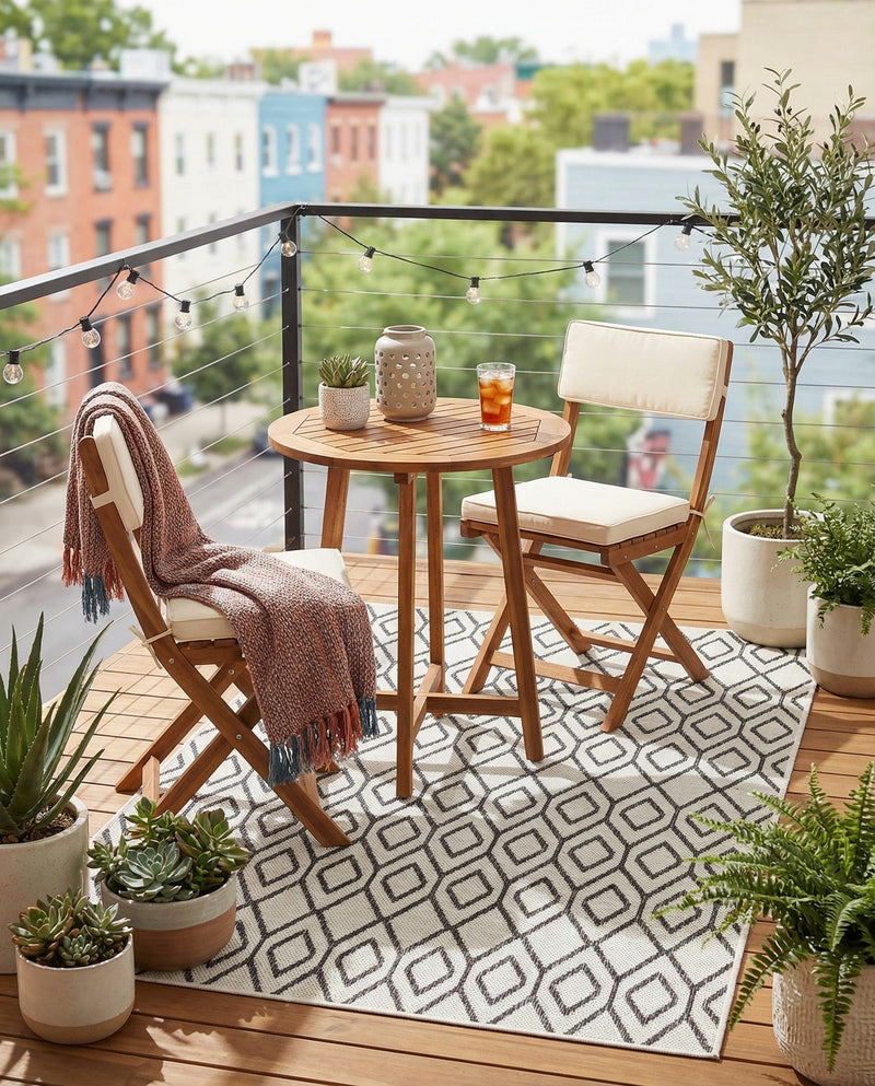 Urban Oasis Rugs Collection Area Rug -  Boulevard (Ivory) Rectangle Ivory  lifestyle 14