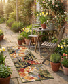 Seaside Blooms Collection Area Rug - Eden Runner Multi  lifestyle 66