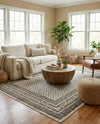 Soho Elegance Collection Area Rug -  Mercer (Beige) Rectangle Beige  lifestyle 21