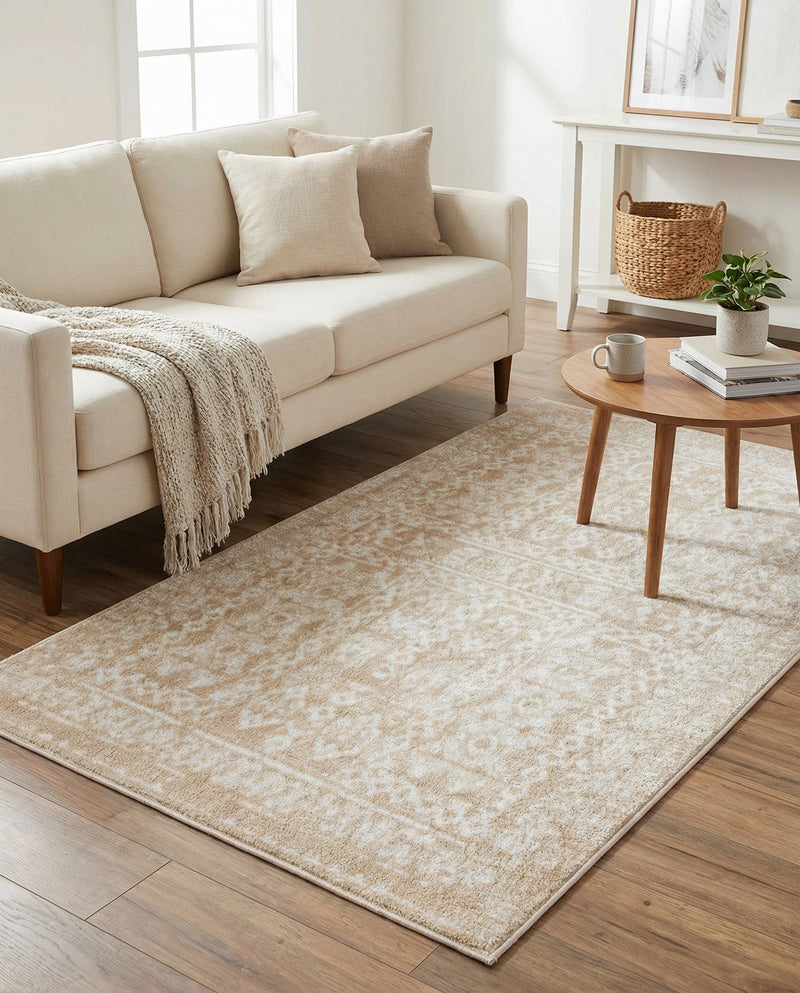 Cambridge Classics Collection Area Rug - Trinity (Beige) Rectangle Beige  lifestyle 11