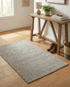 Trellis Wool Collection Area Rug - Cobbles Rectangle Gray  lifestyle 41