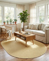 Urban Oasis Rugs Collection Area Rug -  Rooftop (Yellow Ivory) Oval Yellow Ivory  lifestyle 62