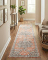 Mykonos Manor Collection Area Rug -  Tinos (Salmon Pink) Runner Salmon Pink  lifestyle 67