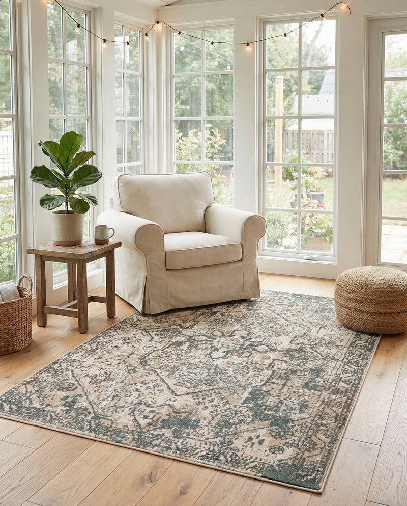 Gobi Sands Collection Area Rug -  Turpan Rectangle Multi  lifestyle 25