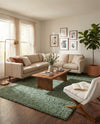 Alpine Plush Collection Area Rug -  Cortina (Sage) Rectangle Sage  lifestyle 6