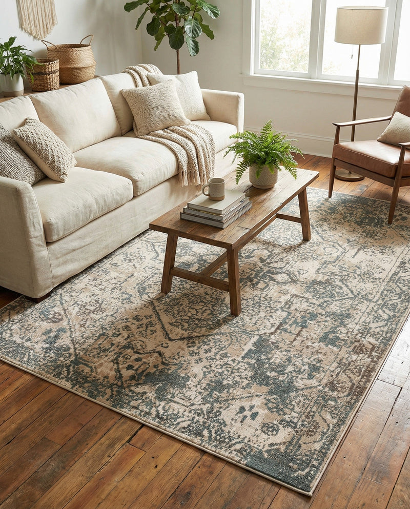 Gobi Sands Collection Area Rug -  Turpan Rectangle Multi  lifestyle 22