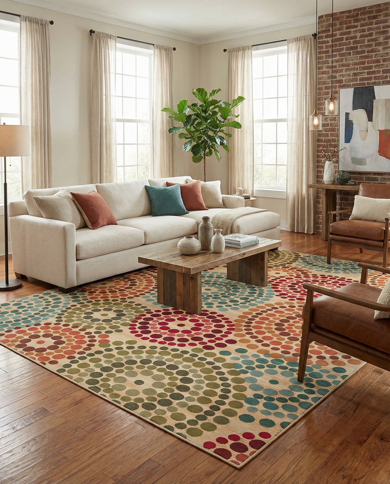 Urban Terrace Collection Area Rug -  Esplanade Rectangle Beige  lifestyle 30