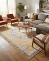 Baroque Era Collection Area Rug - Versailles (Tuscan Yellow) Rectangle Tuscan Yellow  lifestyle 10