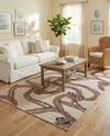 Seaside Haven Rugs Collection Area Rug -  Dunes Rectangle Beige  lifestyle 21