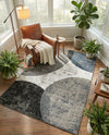Copenhagen Edge Collection Area Rug -  Amager Rectangle Multi  lifestyle 19