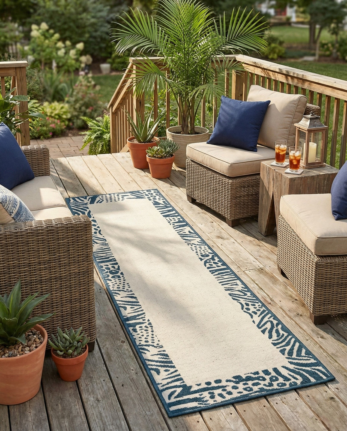 Savannah Escape Collection Area Rug - Serengeti Runner Ivory  lifestyle 45