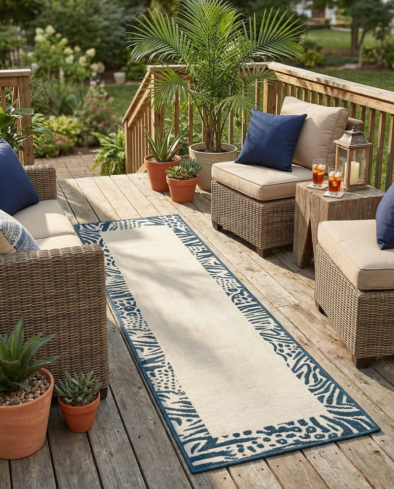 Savannah Escape Collection Area Rug - Serengeti Runner Ivory  lifestyle 45