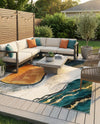 Urban Terrace Collection Area Rug -  Pavilion Rectangle Multi  lifestyle 18
