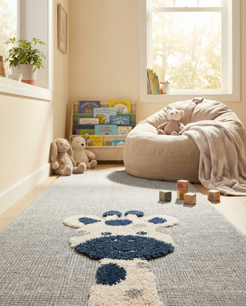 Wonder Tykes Collection Area Rug -  Wonderland Runner Gray  lifestyle 45