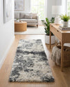 Cozy Haven Shag Collection Area Rug -  Tranquility (Smoke Gray) Runner Smoke Gray  lifestyle 25