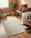 Savannah Sojourn Collection Area Rug - Serengeti Rectangle Ivory  lifestyle 48