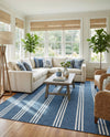 Urban Oasis Rugs Collection Area Rug -  District (Blue) Square Blue  lifestyle 69