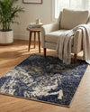 Autumnal Tapestry Collection Area Rug -  Slateville Rectangle Gray  lifestyle 20