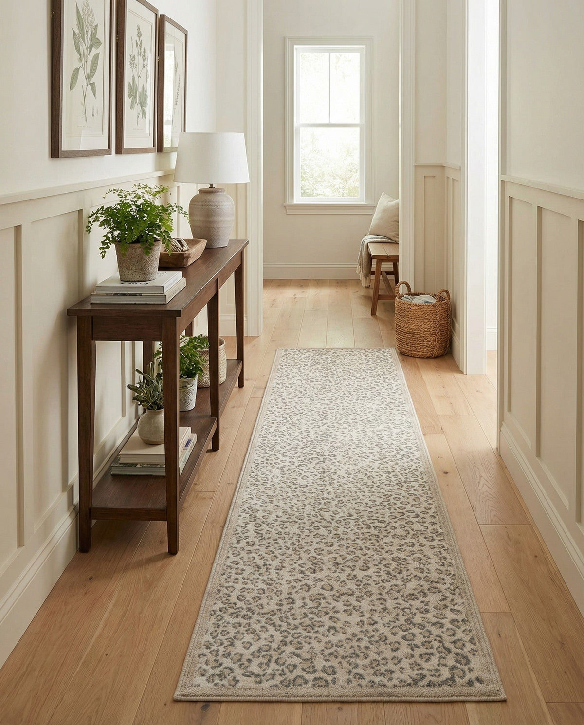 Savannah Sojourn Collection Area Rug - Serengeti Runner Ivory  lifestyle 136