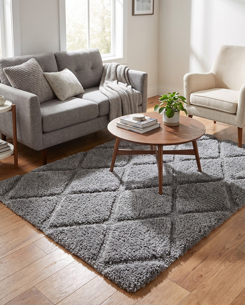 Trellis Haven Collection Area Rug - Havenwood Rectangle Dark Gray  lifestyle 50