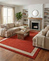 Studio Haven Collection Area Rug -  Alcove (Terracotta) Rectangle Terracotta  lifestyle 4