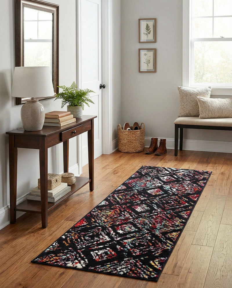 Brighton Terrace Collection Area Rug -  Ovingdean Runner Multi  lifestyle 34