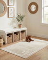 Metro Heights Collection Area Rug -  Bronx Rectangle Beige  lifestyle 54