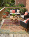 Urban Terrace Collection Area Rug -  Walkway Rectangle Multi  lifestyle 4