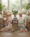 Coastal Terrace Collection Area Rug -  Wavecrest Rectangle Multi  lifestyle 43