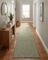 Urban Terrace Collection Area Rug -  Astoria (Green) Runner Green  lifestyle 48