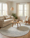 Serenity Sands Collection Area Rug -  Tranquilbay Oval Cream  lifestyle 64