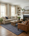 Berkshire Estate Collection Area Rug - Windsor (Blueberry) Rectangle Blueberry  lifestyle 20