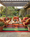 Urban Terrace Collection Area Rug -  Canopy Rectangle Multi  lifestyle 5